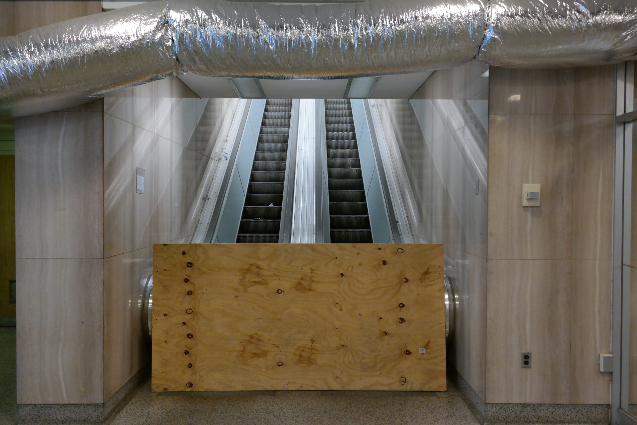 Abandoned escalators