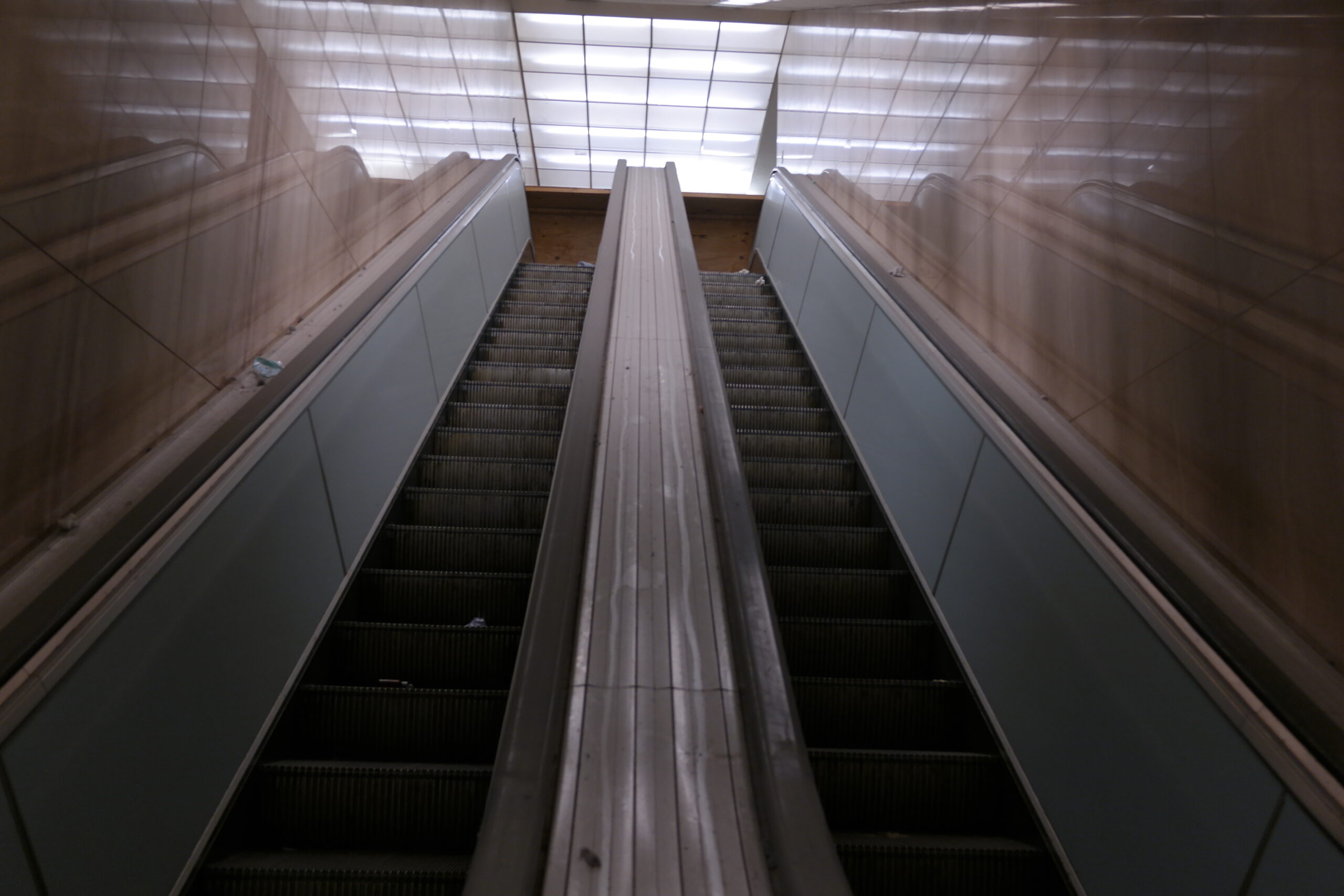 Abandoned escalators