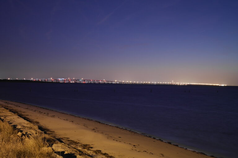 Chesapeake Bay Bridge-Tunnel over the Chesapeake Bay