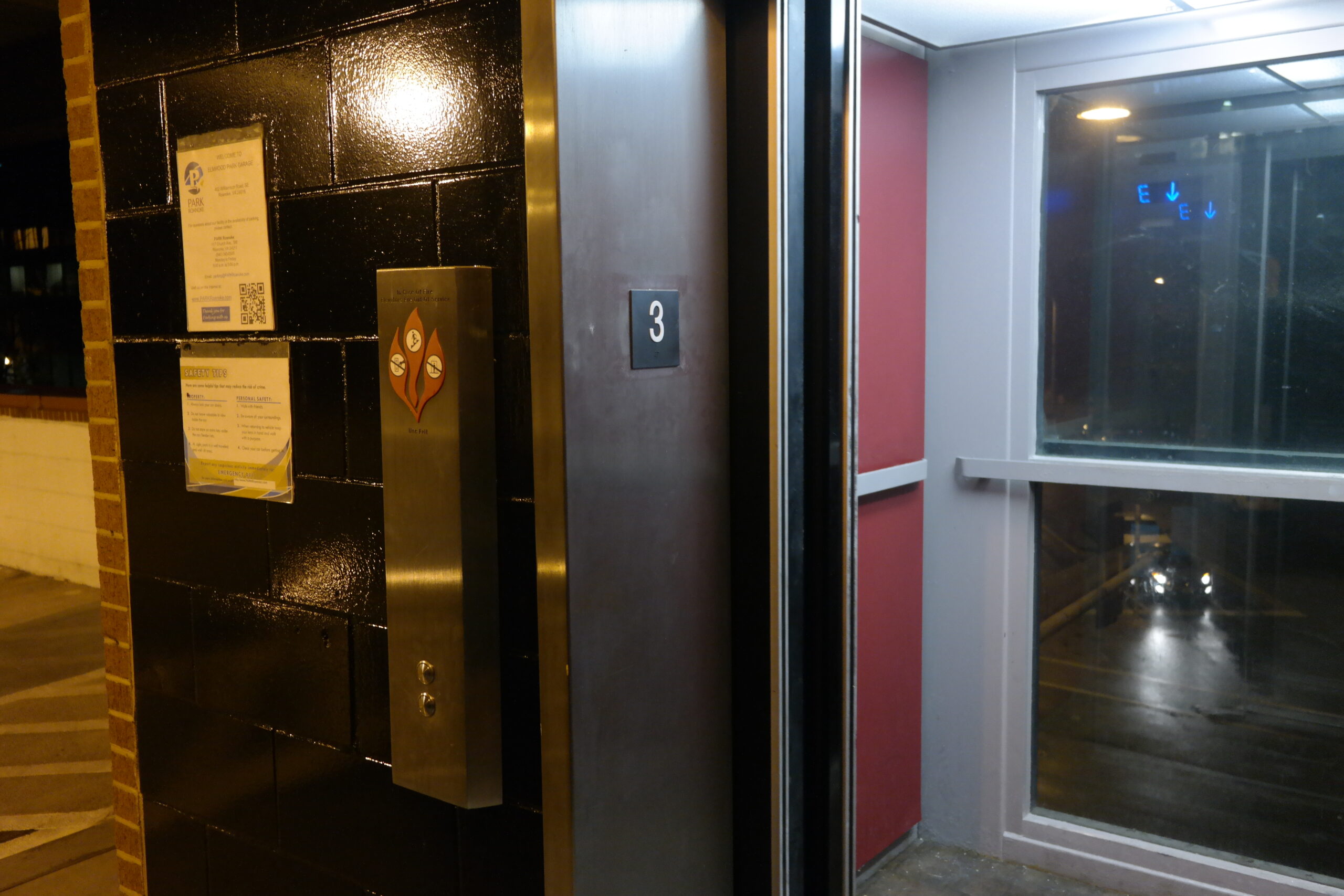 Elmwood Parking Garage Elevator