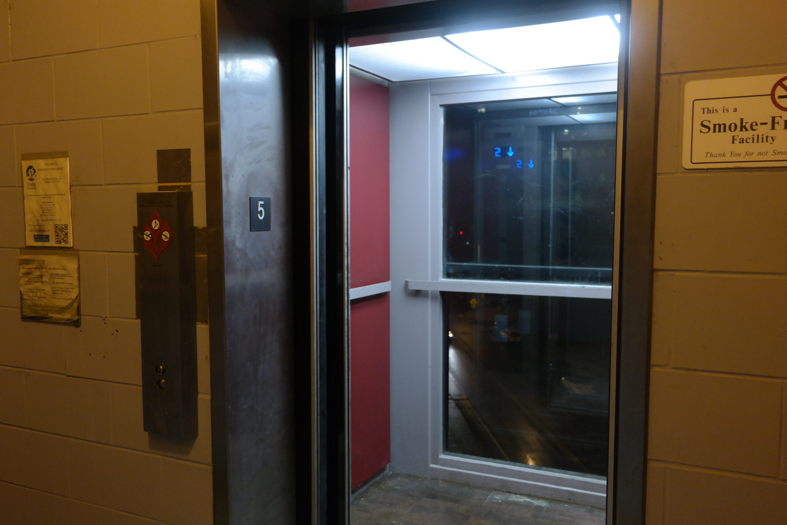 Elmwood Parking Garage Elevator