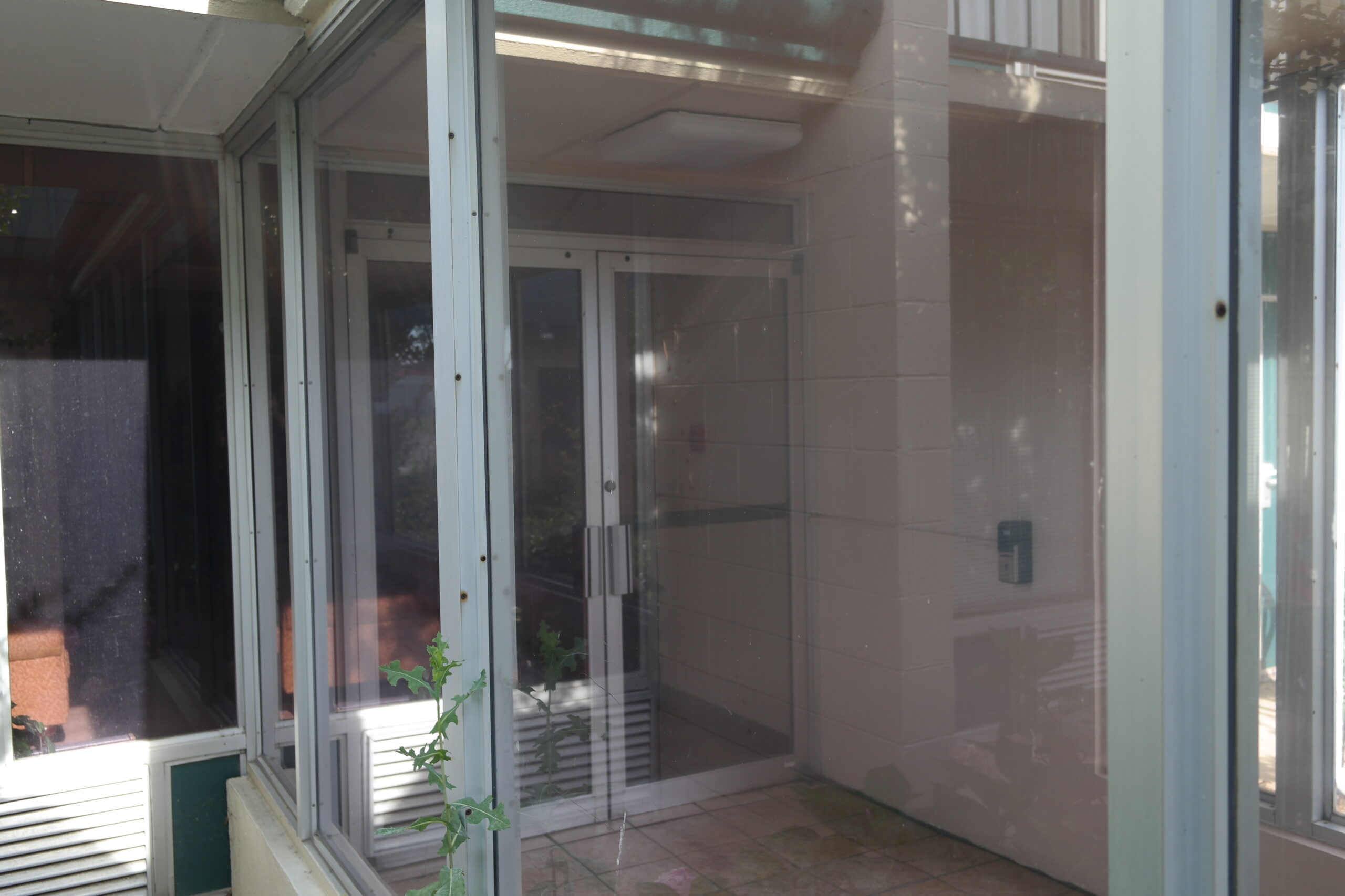 Entrance to guest rooms