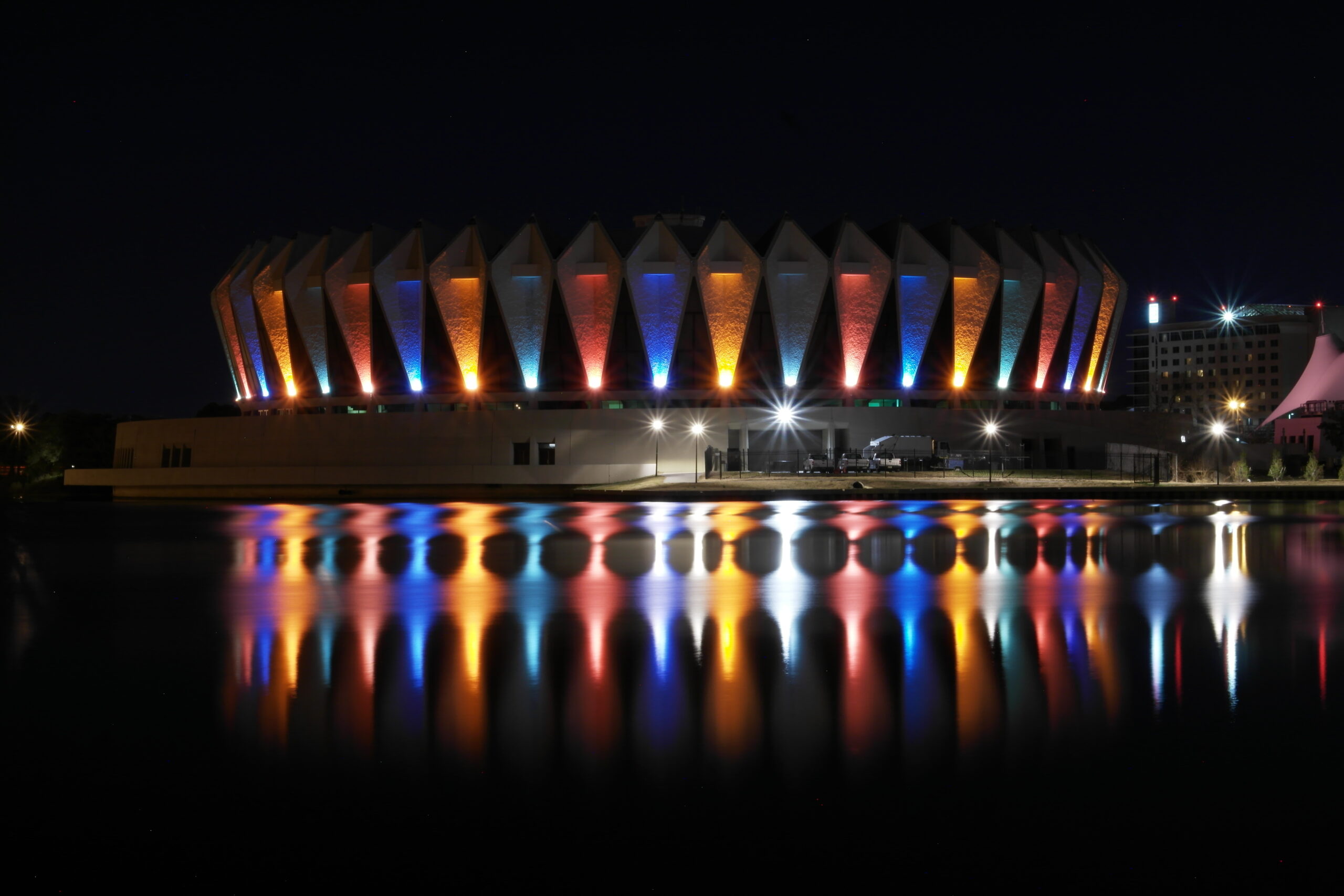 Hampton Coliseum Christmas Lights