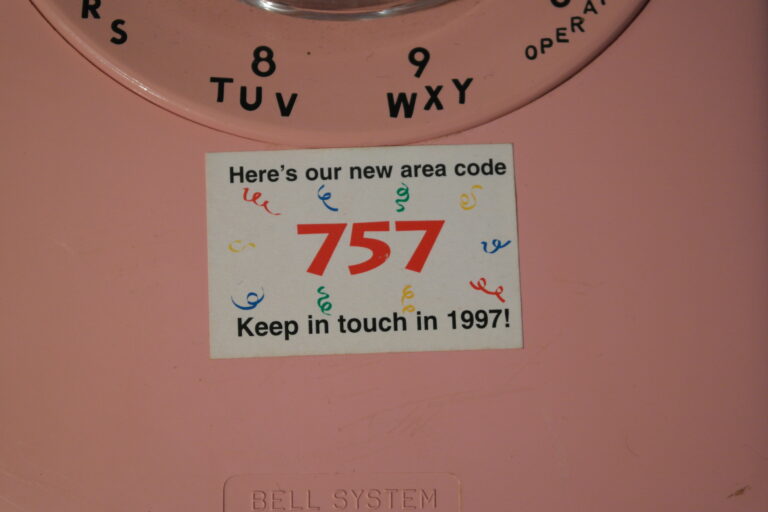 Here's our new area code