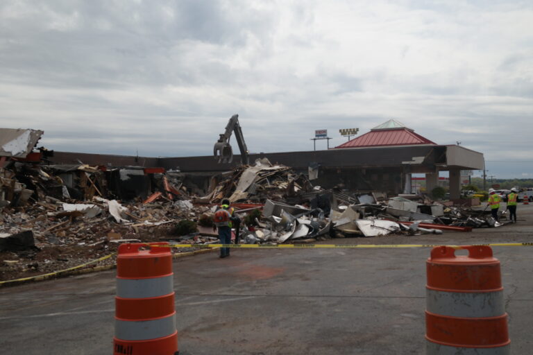 Holiday Inn Holidome Demolition - Fredericksburg, Virginia