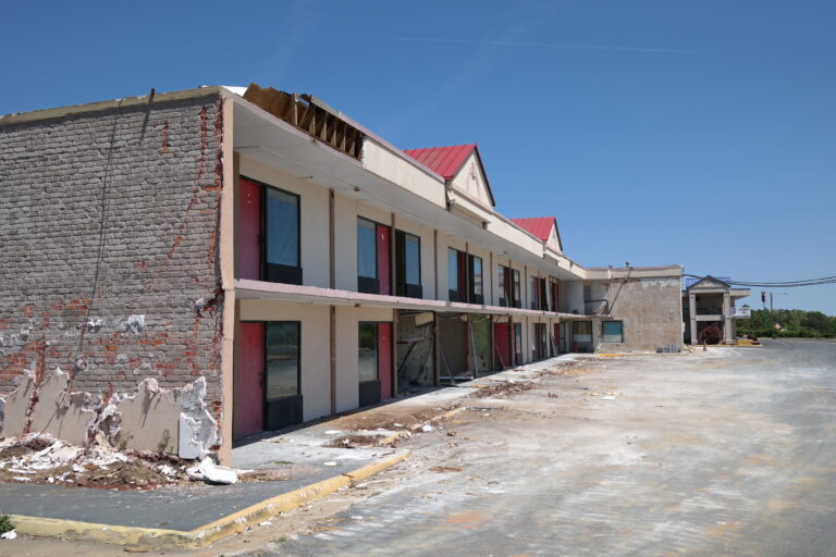 Holiday Inn Holidome Demolition - Fredericksburg, Virginia