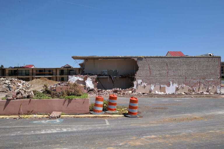 Holiday Inn Holidome Demolition - Fredericksburg, Virginia