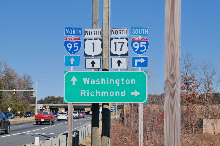 I-95/US-17/US-1 Directional signs