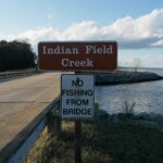Indian Field Creek Bridge on the Colonial Parkway