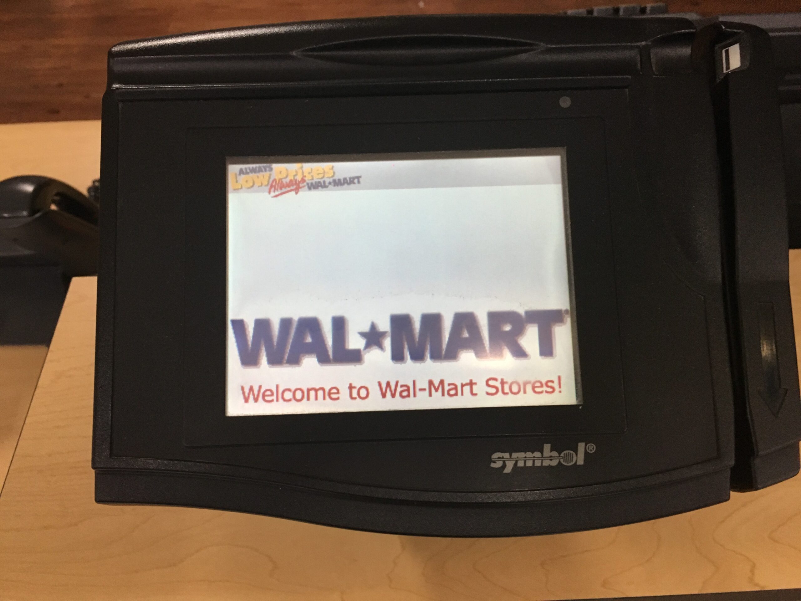 Old Walmart Signature Pad