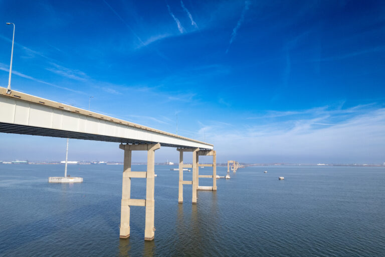 Remains of the Francis Scott Key Bridge Collapse - Baltimore, Maryland