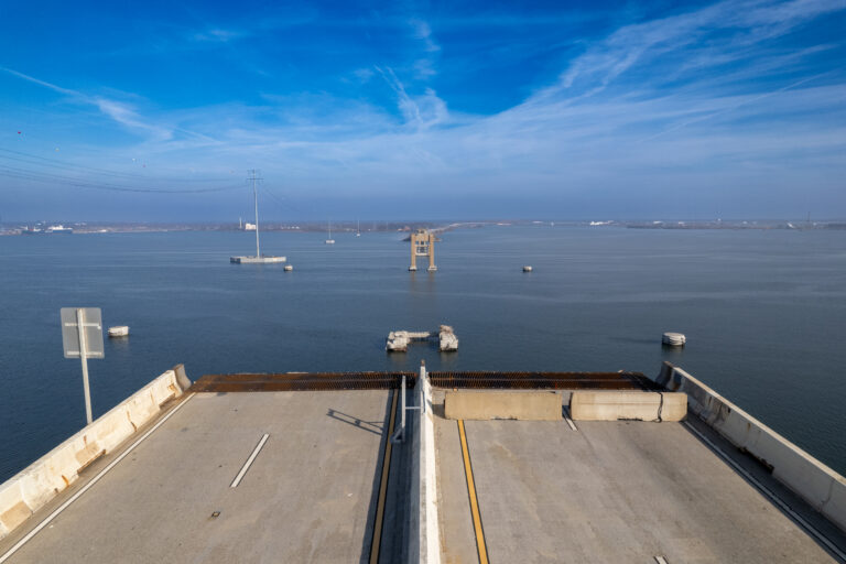 Remains of the Francis Scott Key Bridge Collapse - Baltimore, Maryland