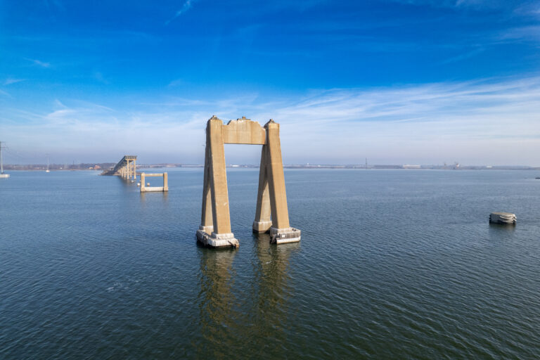 Remains of the Francis Scott Key Bridge Collapse - Baltimore, Maryland