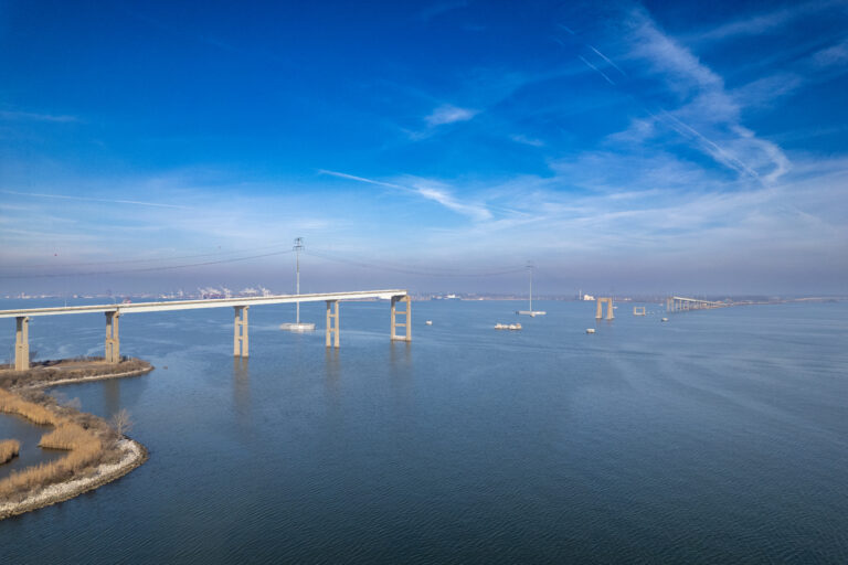 Remains of the Francis Scott Key Bridge Collapse - Baltimore, Maryland