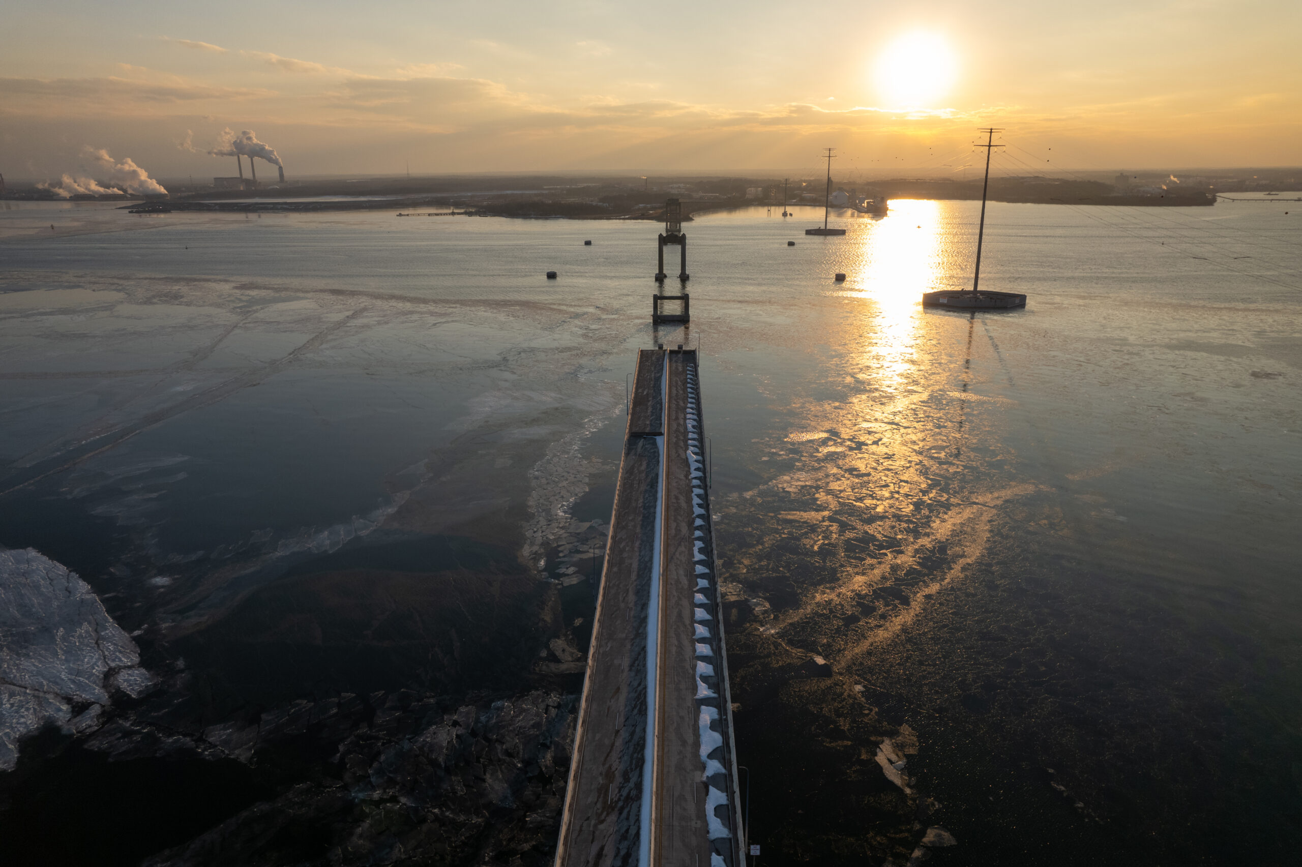 Remains of the Francis Scott Key Bridge Collapse - Baltimore, Maryland