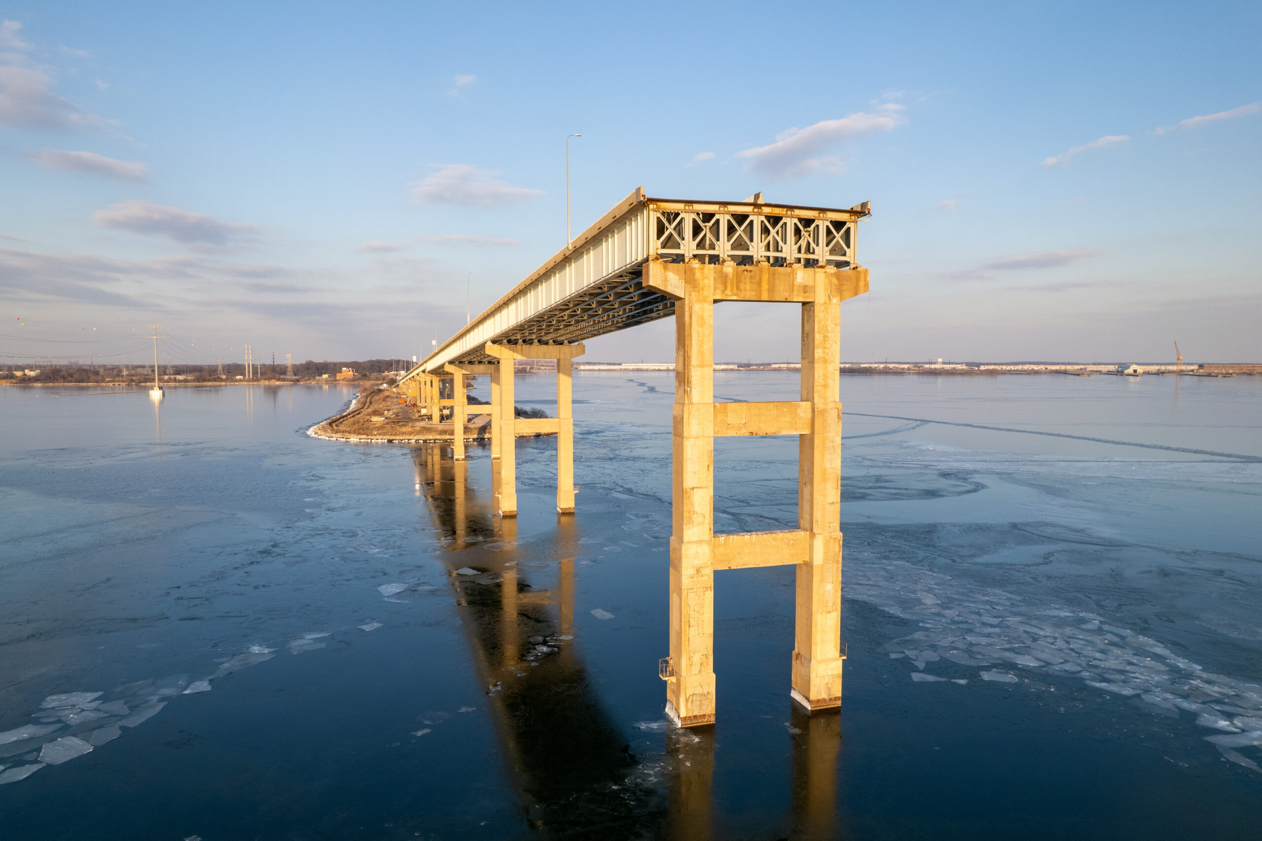 Remains of the Francis Scott Key Bridge Collapse - Baltimore, Maryland
