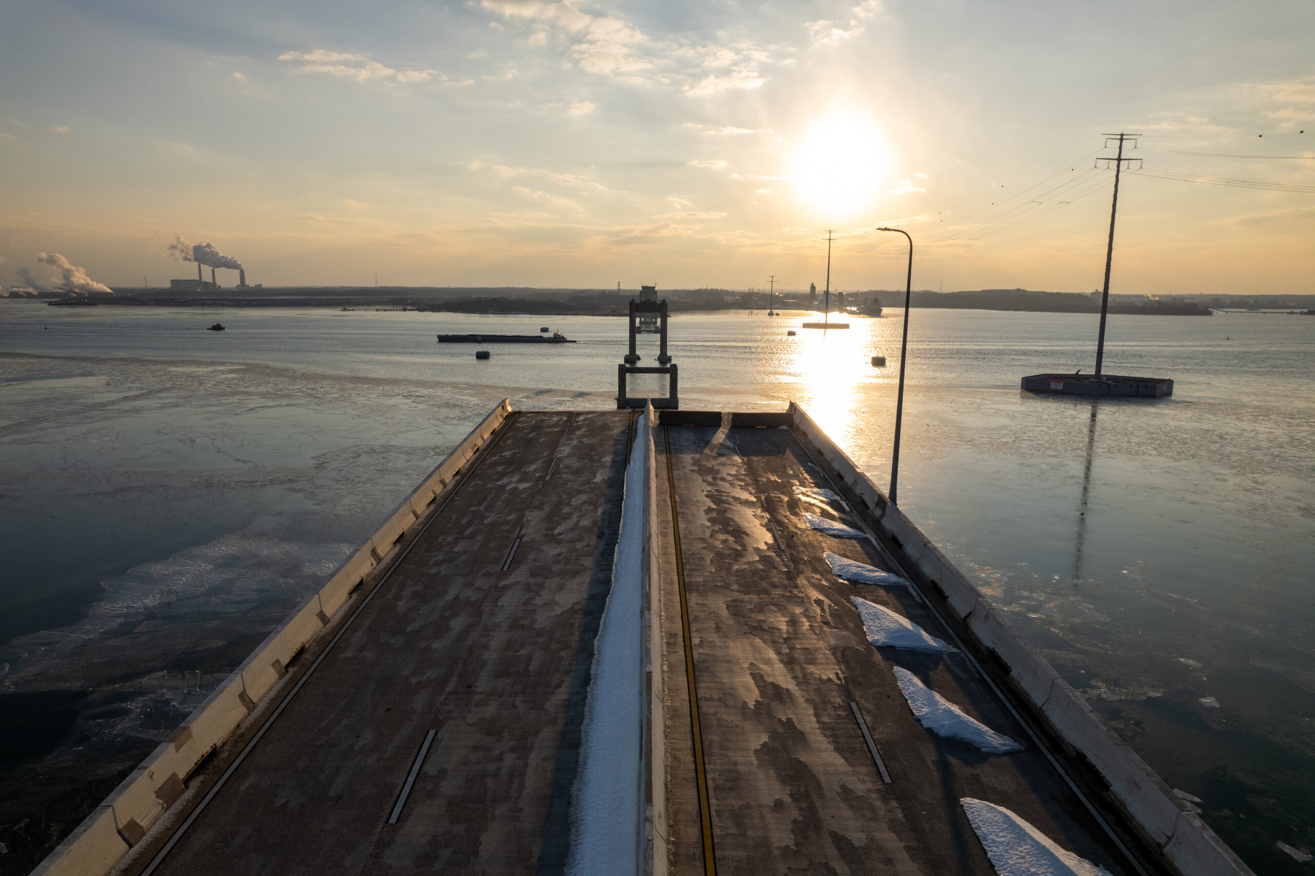 Remains of the Francis Scott Key Bridge Collapse - Baltimore, Maryland