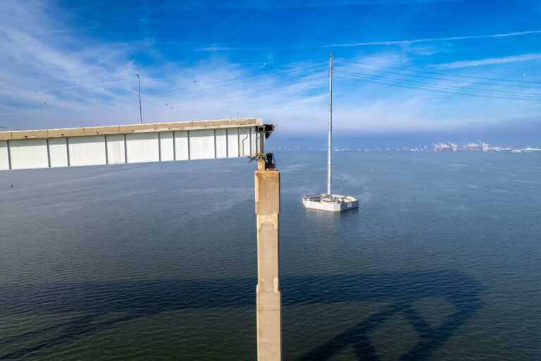 Remains of the Francis Scott Key Bridge Collapse - Baltimore, Maryland