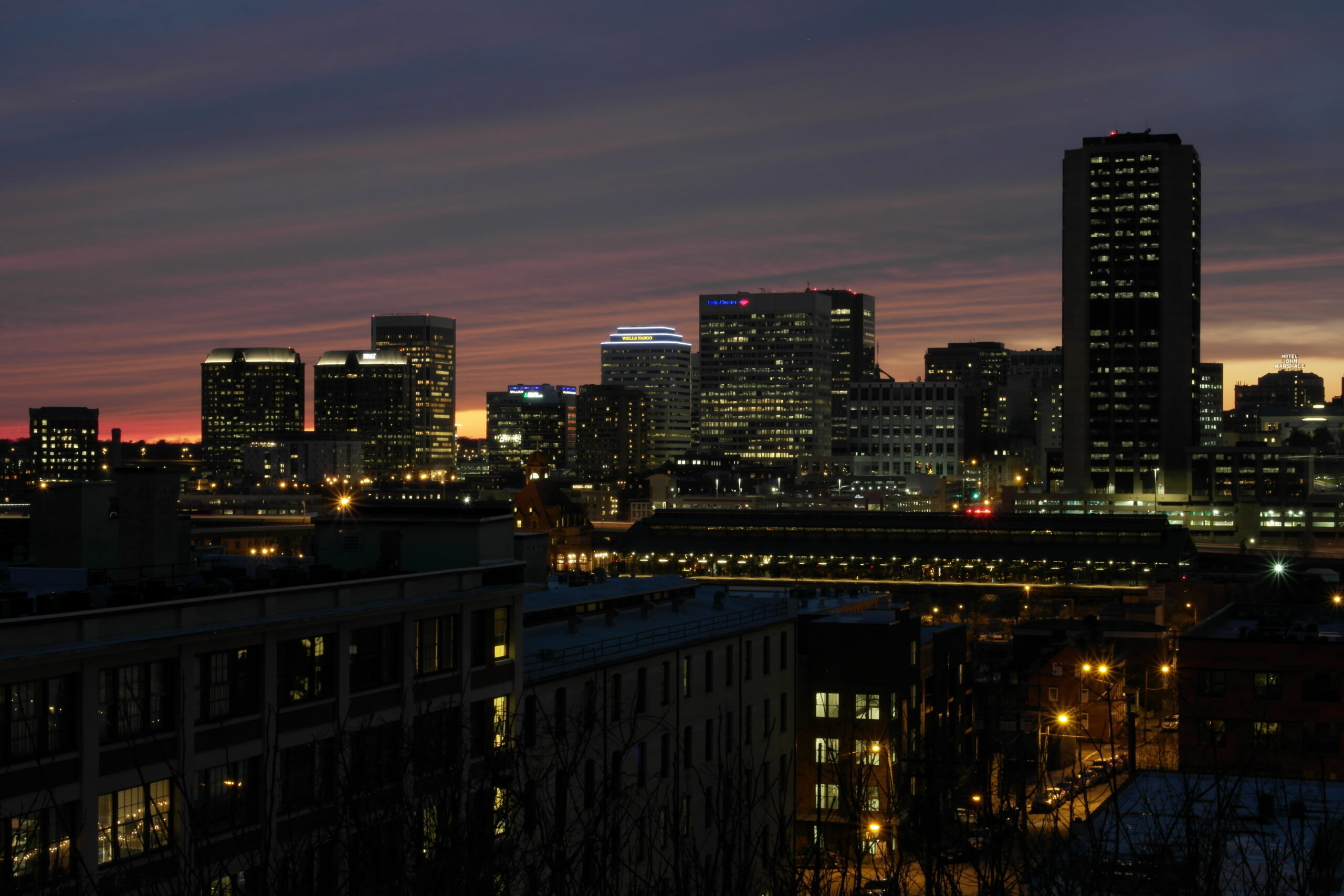 Richmond Virginia skyline