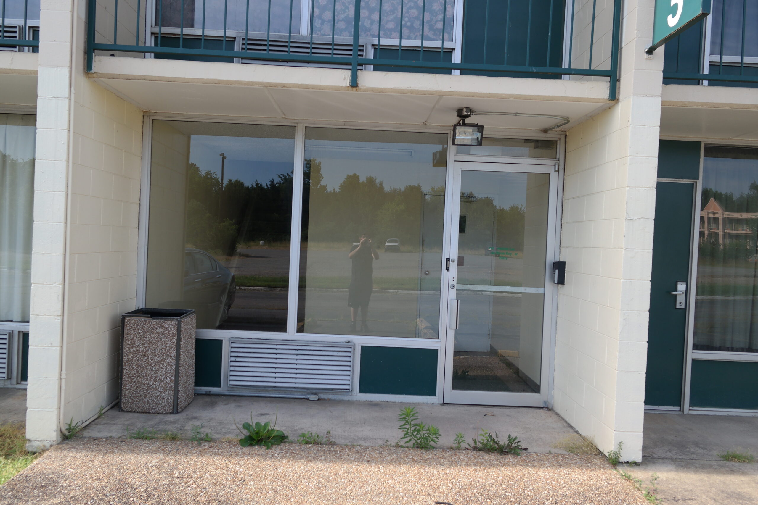 Side entrance