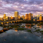 Sunset Over Richmond, Virginia