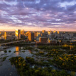 Sunset Over Richmond, Virginia