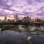 Sunset Over Richmond, Virginia
