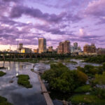 Sunset Over Richmond, Virginia