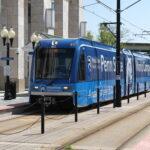 The Tide Light Rail in Norfolk, Virginia