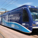 The Tide Light Rail in Norfolk, Virginia