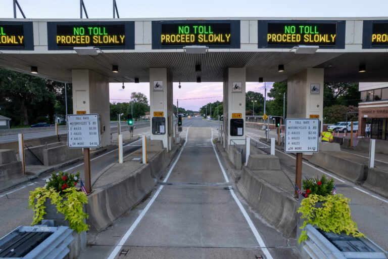 The Tolls are Coming Down - The George P. Coleman Bridge - Gloucester, Virginia