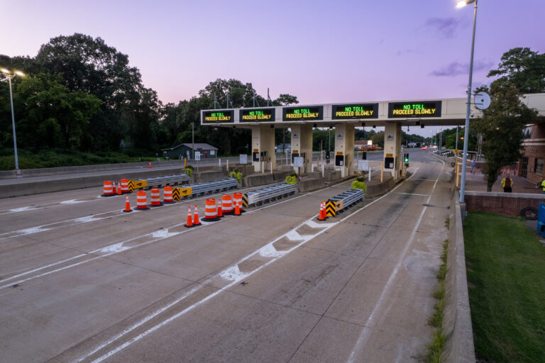 The Tolls are Coming Down - The George P. Coleman Bridge - Gloucester, Virginia