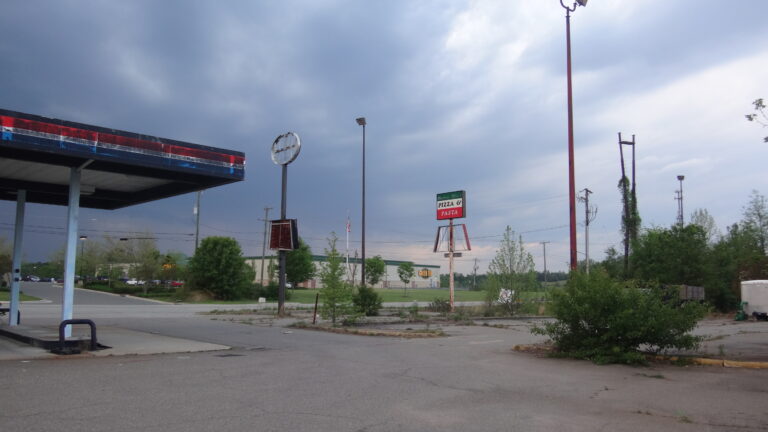 The various rusty signage