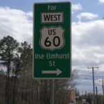 US 60 Directional Sign