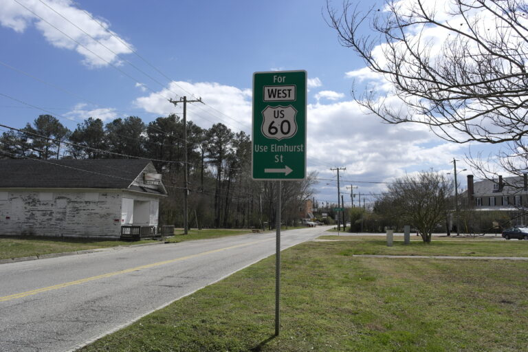 US 60 Directional Sign