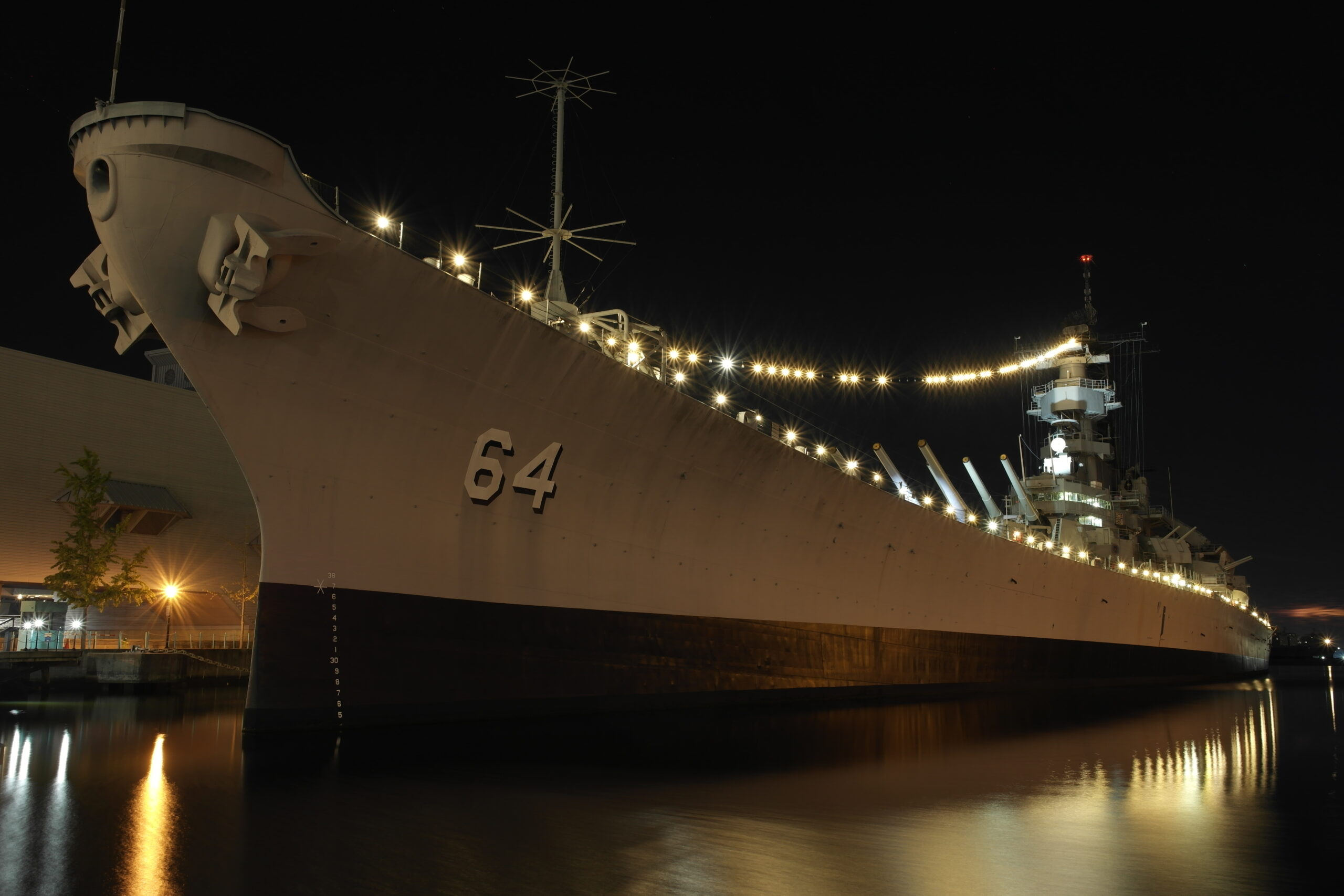 USS Wisconsin BB-64 in Norfolk, Virginia