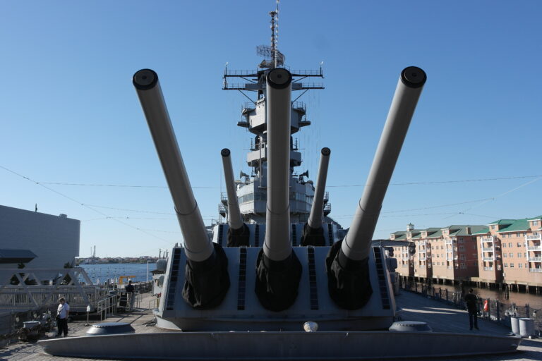 USS Wisconsin BB-64 in Norfolk, Virginia