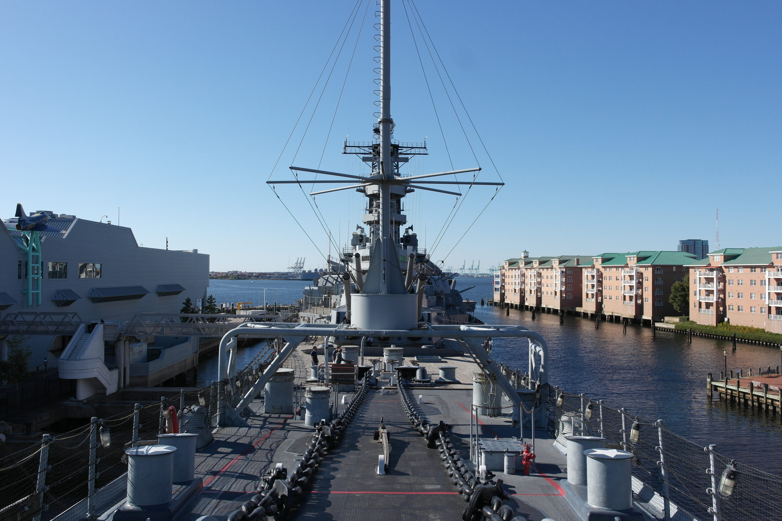USS Wisconsin BB-64 in Norfolk, Virginia
