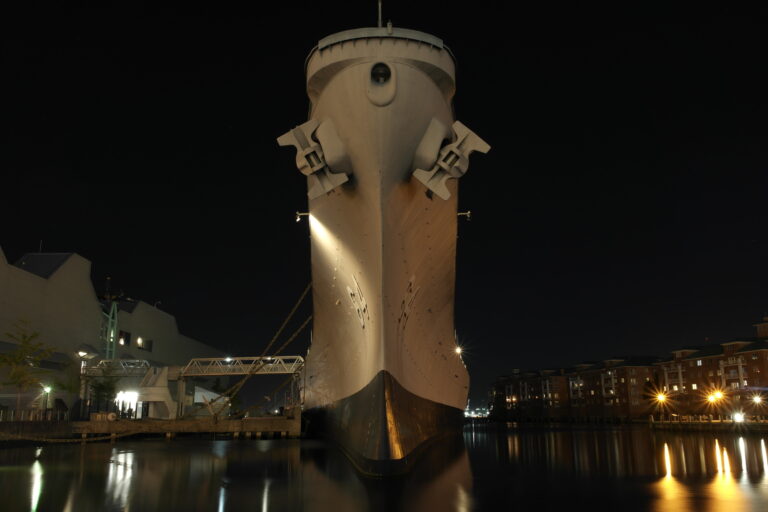 USS Wisconsin BB-64 in Norfolk, Virginia